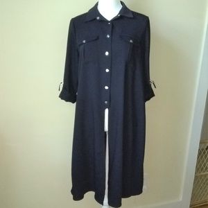 Size L Zara Basic Light Jacket With Snaps